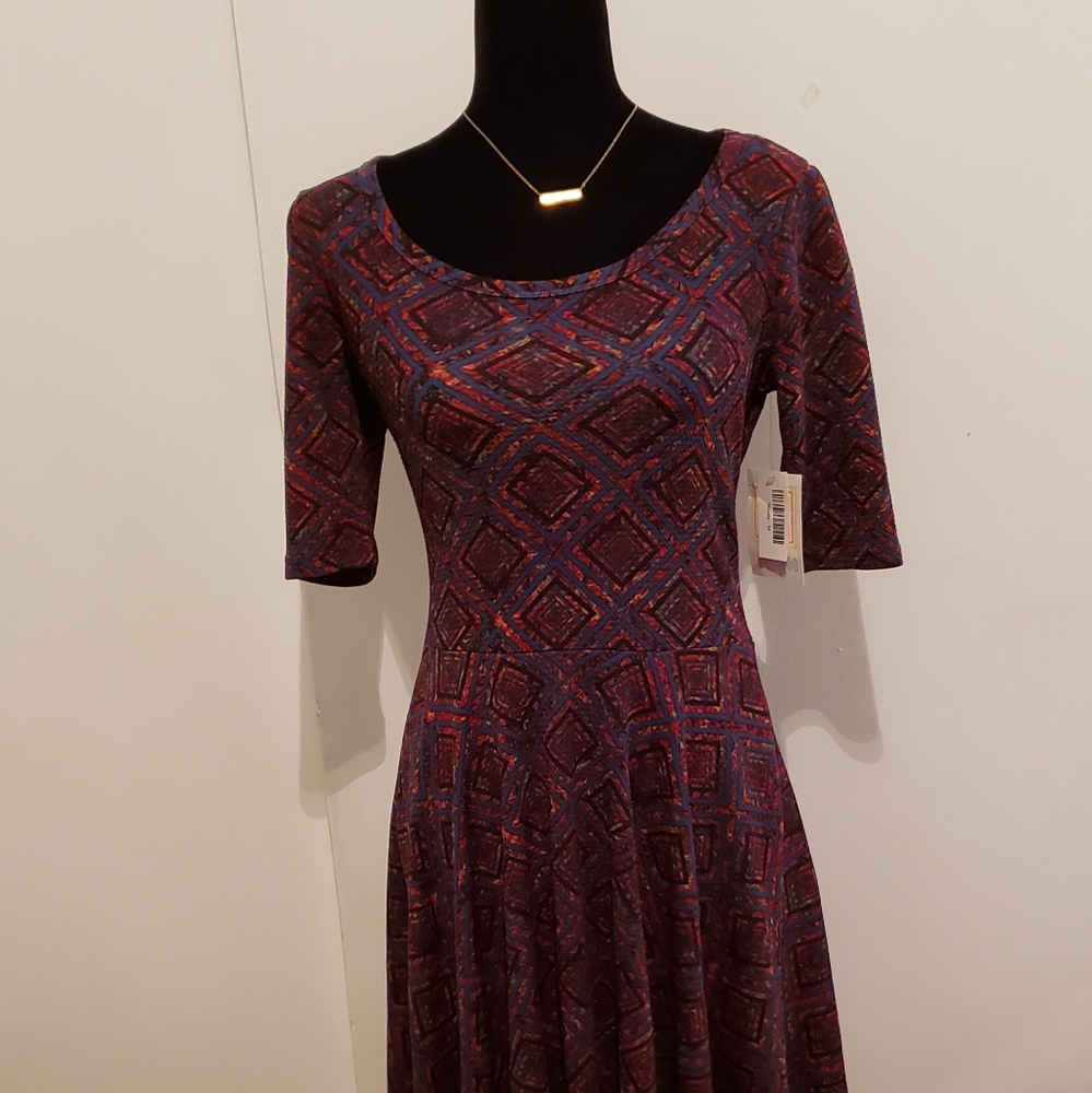 LulaRoe Nicole dress, size M